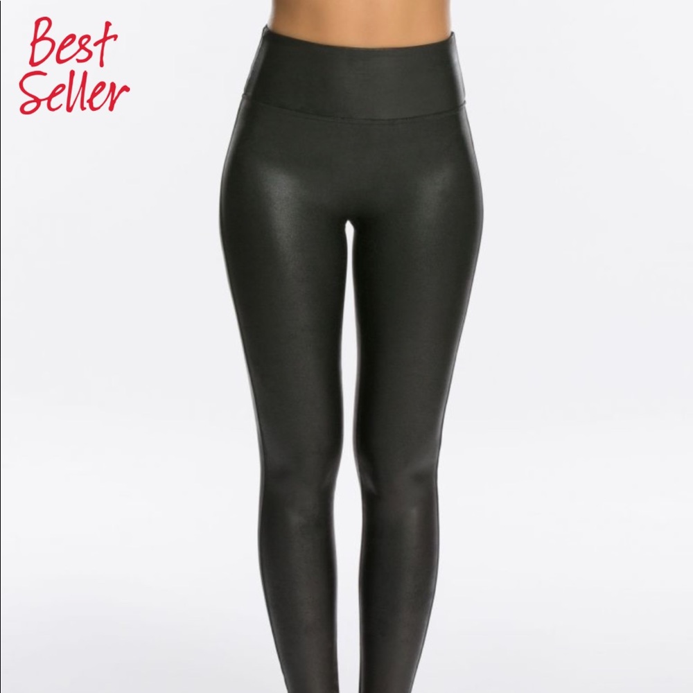 Faux Leather Leggings Size Large